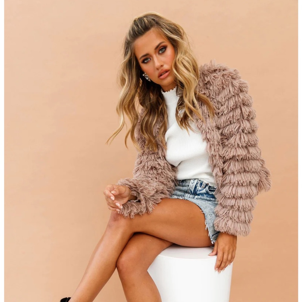 Sage & Paige Forever My Honey Camel Jacket